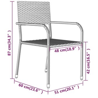 3-delige Tuinset zwart 8720286915639 7