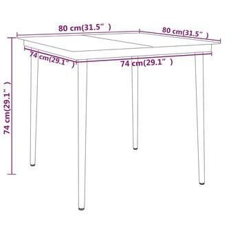 3-delige Tuinset zwart 8720286915639 8