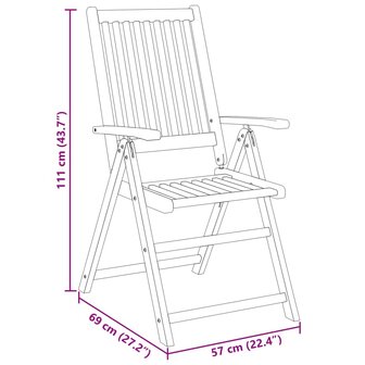 3-delige Tuinset massief acaciahout 8721102822285 10