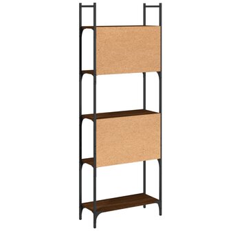 Boekenkast 5-laags 60,5x24x166,5 cm bewerkt hout bruineiken 8721012339187 7