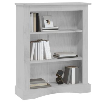 Boekenkast 3 planken 81x29x100 cm grenenhout Corona-stijl grijs 8719883682082 3