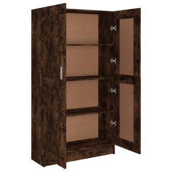 Boekenkast 82,5x30,5x150 cm bewerkt hout gerookt eikenkleurig 8720286977330 7