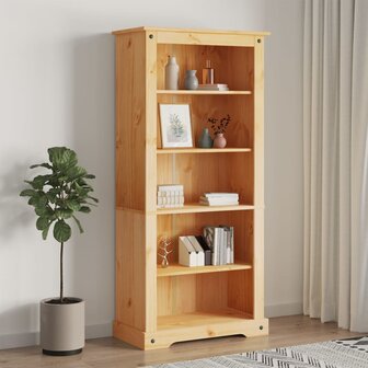 Boekenkast met 5 planken Corona-stijl 81x40x170 cm grenenhout 8718475526247 1