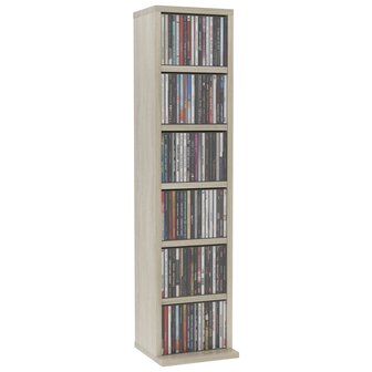 Cd-kast 21x20x88 cm bewerkt hout sonoma eikenkleurig 8719883675152 3