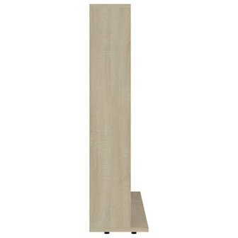 Cd-kast 102x23x89,5 cm bewerkt hout sonoma eikenkleurig 8719883914923 5