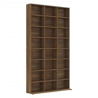 Cd-kast 102x23x177,5 cm bewerkt hout bruin eikenkleur 8720286931578 2