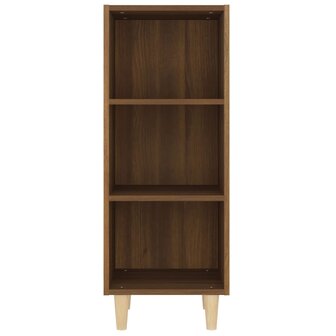 Dressoir 34,5x32,5x90 cm bewerkt hout bruin eikenkleur 8720287085478 5