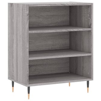 Dressoir 57x35x70 cm bewerkt hout grijs sonoma eikenkleurig 8720845907334 2