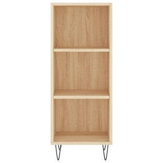 Dressoir 34,5x32,5x90 cm bewerkt hout sonoma eikenkleurig 8720845868987 4