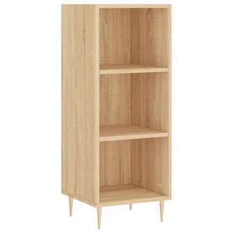 Dressoir 34,5x32,5x90 cm bewerkt hout sonoma eikenkleurig 8720845868901 2