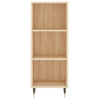 Dressoir 34,5x32,5x90 cm bewerkt hout sonoma eikenkleurig 8720845868826 4