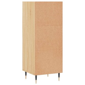 Dressoir 34,5x32,5x90 cm bewerkt hout sonoma eikenkleurig 8720845868826 6