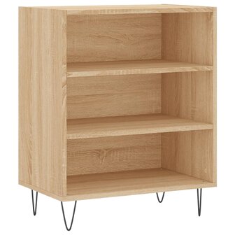 Dressoir 57x35x70 cm bewerkt hout sonoma eikenkleurig 8720845907389 2