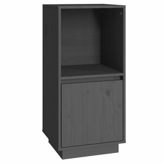 Dressoir 38x35x80 cm massief grenenhout grijs 8720286923276 2