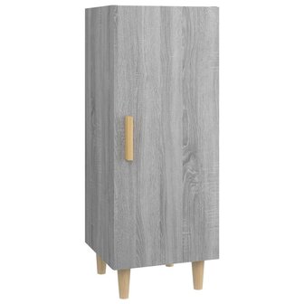 Dressoir 34,5x34x90 cm bewerkt hout grijs sonoma eikenkleurig 8720287085287 2