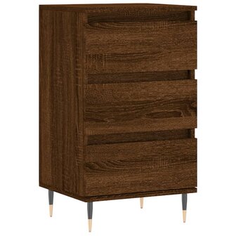 Dressoir 40x35x70 cm bewerkt hout bruin eikenkleur 8720845873189 2