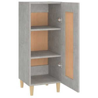 Dressoir 34,5x34x90 cm bewerkt hout betongrijs 8720287081203 7