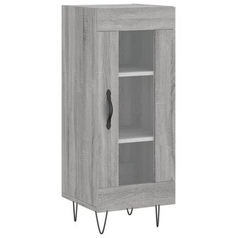 Dressoir 34,5x34x90 cm bewerkt hout grijs sonoma eikenkleurig 8720845869656 2