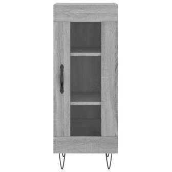 Dressoir 34,5x34x90 cm bewerkt hout grijs sonoma eikenkleurig 8720845869656 5