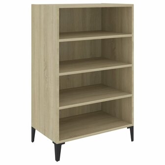 Dressoir 57x35x90 cm bewerkt hout sonoma eikenkleurig 8720286359426 2