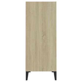 Dressoir 57x35x90 cm bewerkt hout sonoma eikenkleurig 8720286359426 5