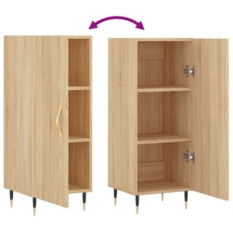 Dressoir 34,5x34x90 cm bewerkt hout sonoma eiken 8720845866907 9