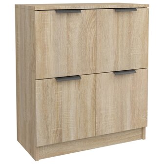 Dressoir 60x30x70 cm bewerkt hout sonoma eikenkleurig 8720286964941 2