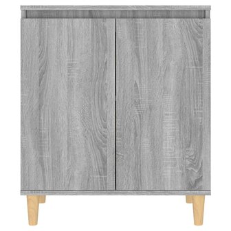 Dressoir 60x35x70 cm bewerkt hout grijs sonoma eikenkleurig 8720286932193 3