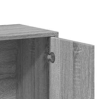 Dressoir 60x31x70 cm bewerkt hout grijs sonoma 8721012493643 8