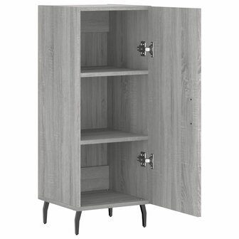 Dressoir 34,5x34x90 cm bewerkt hout grijs sonoma eikenkleurig 8720845867331 5