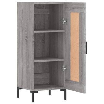 Dressoir 34,5x34x90 cm bewerkt hout grijs sonoma eikenkleurig 8720845871659 6