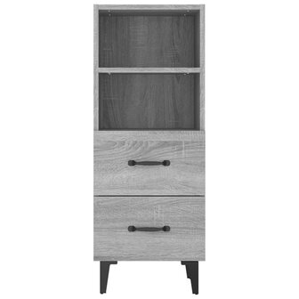 Dressoir 34,5x34x90 cm bewerkt hout grijs sonoma eikenkleurig 8720287085430 6