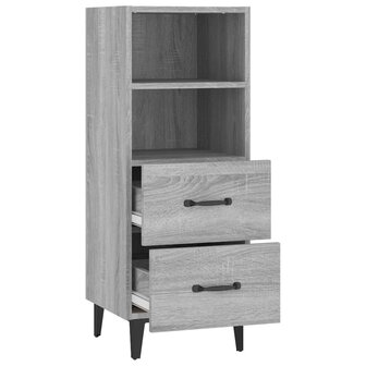 Dressoir 34,5x34x90 cm bewerkt hout grijs sonoma eikenkleurig 8720287085430 7