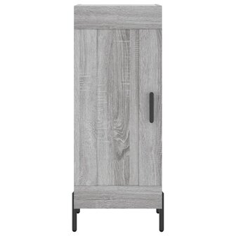 Dressoir 34,5x34x90 cm bewerkt hout grijs sonoma eikenkleurig 8720845871734 5