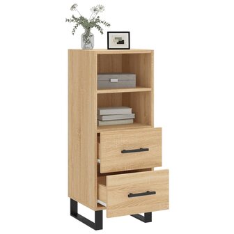 Dressoir 34,5x34x90 cm bewerkt hout sonoma eiken 8720845868666 4