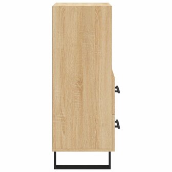 Dressoir 34,5x34x90 cm bewerkt hout sonoma eiken 8720845868666 7