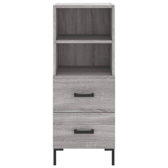 Dressoir 34,5x34x90 cm bewerkt hout grijs sonoma eikenkleurig 8720845868451 6