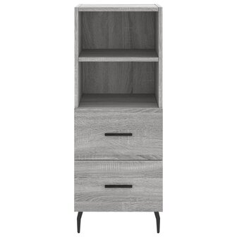 Dressoir 34,5x34x90 cm bewerkt hout grijs sonoma eikenkleurig 8720845868611 6