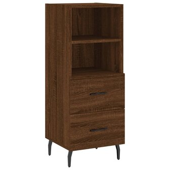 Dressoir 34,5x34x90 cm bewerkt hout bruin eikenkleur 8720845868628 2