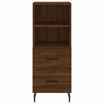 Dressoir 34,5x34x90 cm bewerkt hout bruin eikenkleur 8720845868628 6