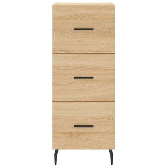 Dressoir 34,5x34x90 cm bewerkt hout sonoma eiken 8720845867942 6