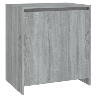 Dressoir 70x41x75 cm bewerkt hout grijs sonoma eikenkleurig 8720286836873 2