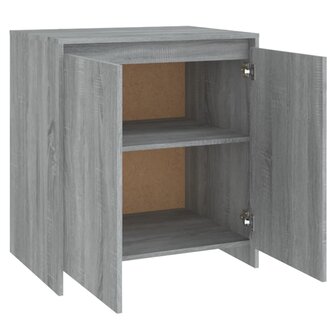 Dressoir 70x41x75 cm bewerkt hout grijs sonoma eikenkleurig 8720286836873 8