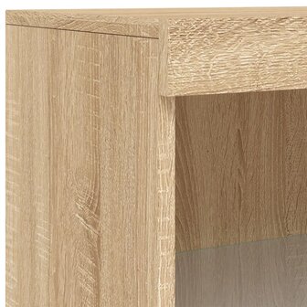 Dressoir met LED-verlichting 60,5x37x100 cm sonoma eikenkleurig 8721012252936 9