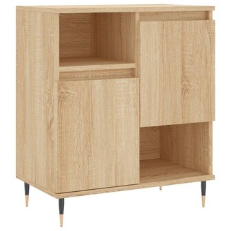 Dressoir 60x35x70 cm bewerkt hout sonoma eikenkleurig 8720845874100 2