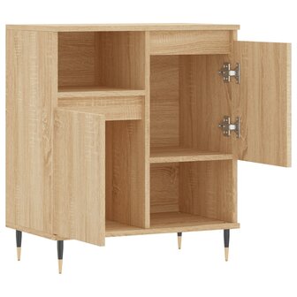 Dressoir 60x35x70 cm bewerkt hout sonoma eikenkleurig 8720845874100 6