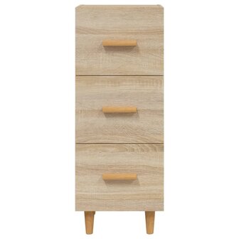 Dressoir 34,5x34x90 cm bewerkt hout sonoma eiken 8720287080794 5