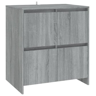 Dressoir 70x41x75 cm spaanplaat grijs sonoma eikenkleurig 8720286836965 2