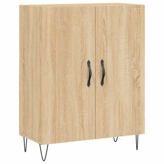 Dressoir 69,5x34x90 cm bewerkt hout sonoma eikenkleurig 8720845863227 2