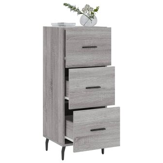 Dressoir 34,5x34x90 cm bewerkt hout grijs sonoma eikenkleurig 8720845867973 4